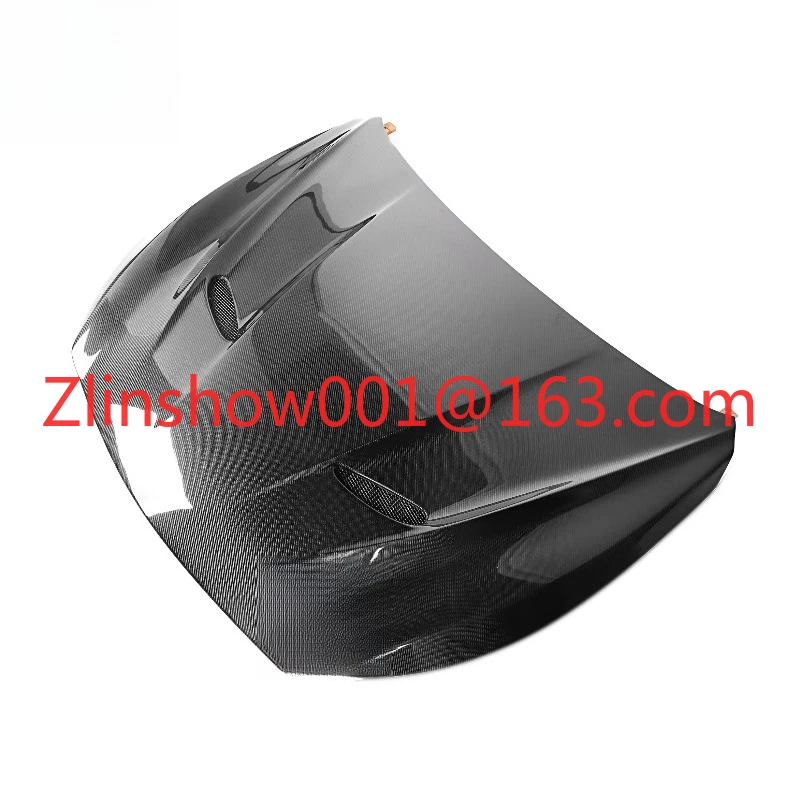 غطاء محرك السيارة من ألياف الكربون لسيارة إنفينيتي Q50 Q50S 2015 2016 2017 2018 2019 2020 2021 2022 2023 2024 تجميل تجديد التحديثية