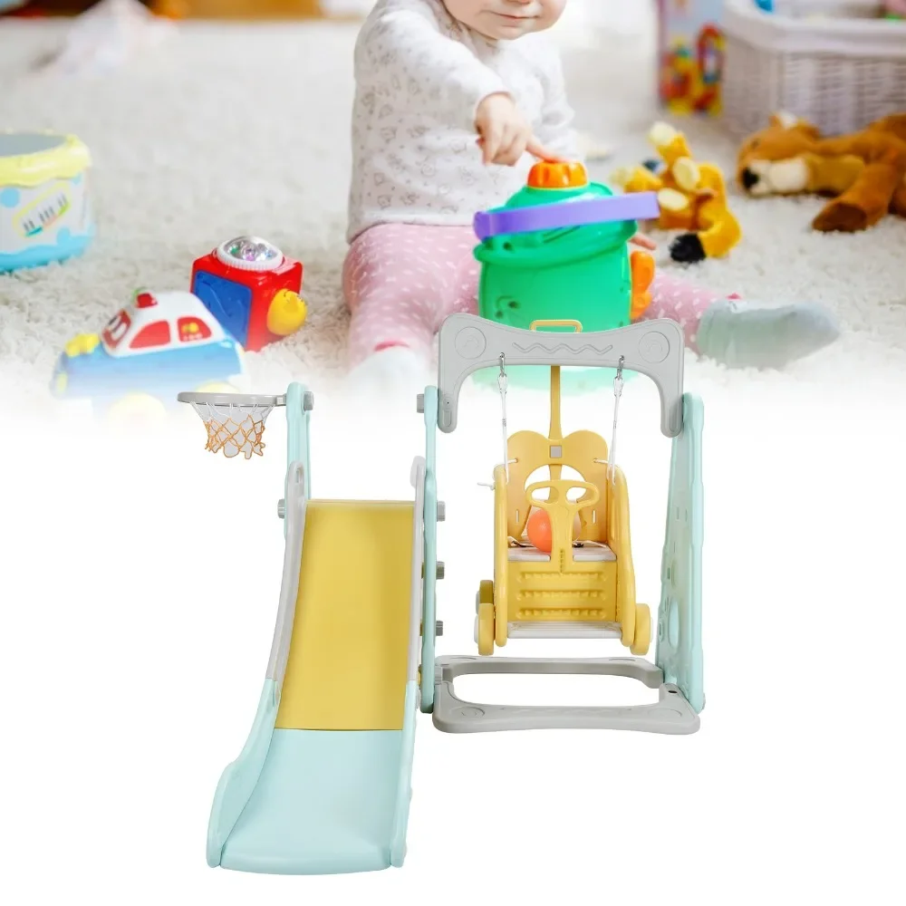 

Children's slide slide swing cart combination baby toy amusement park