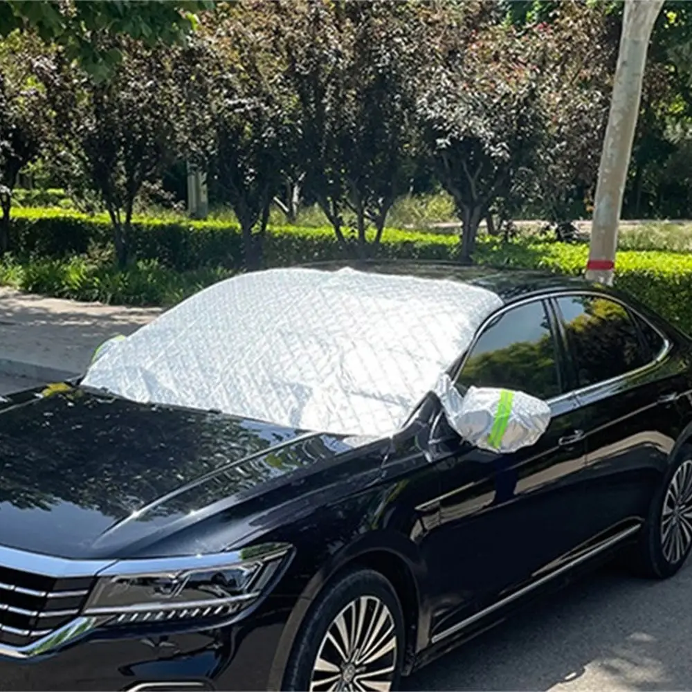 145x120cm Car Snow Shield Shade Front Windshield Cover Anti-frost Antifreeze Sunshade Shading Sun Block Winter Car Accessories