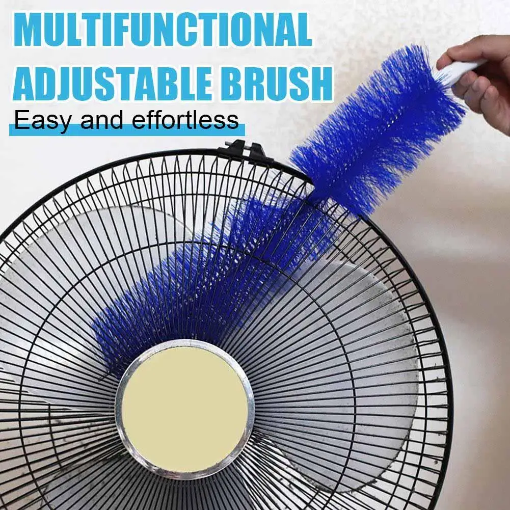 Cleaning Brush Large 48CM Fan Brush Dust Removal Brush Bent Windows Can Be Screen Louvers Sewer Brush Cleaning X8K8