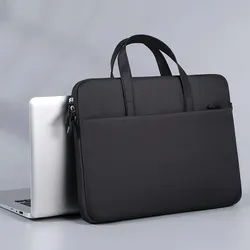 1pc Unisex Simple Portable Laptop Bag, Handbag, Shoulder Bag, Suitable For Ladies, Office Workers, Business Trip, School