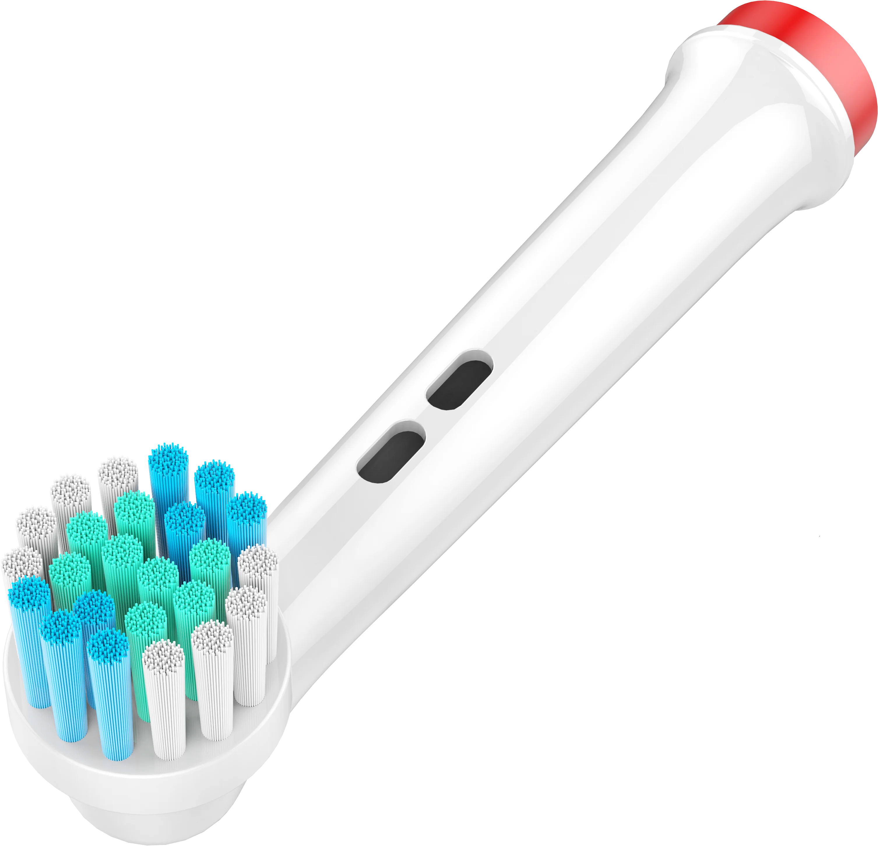 4/30Pcs Deep Clean Cross Bristle Toothbrush Refill Heads, Soft Polishing Bristles Compatible with Oral-B Electric Toothbrush