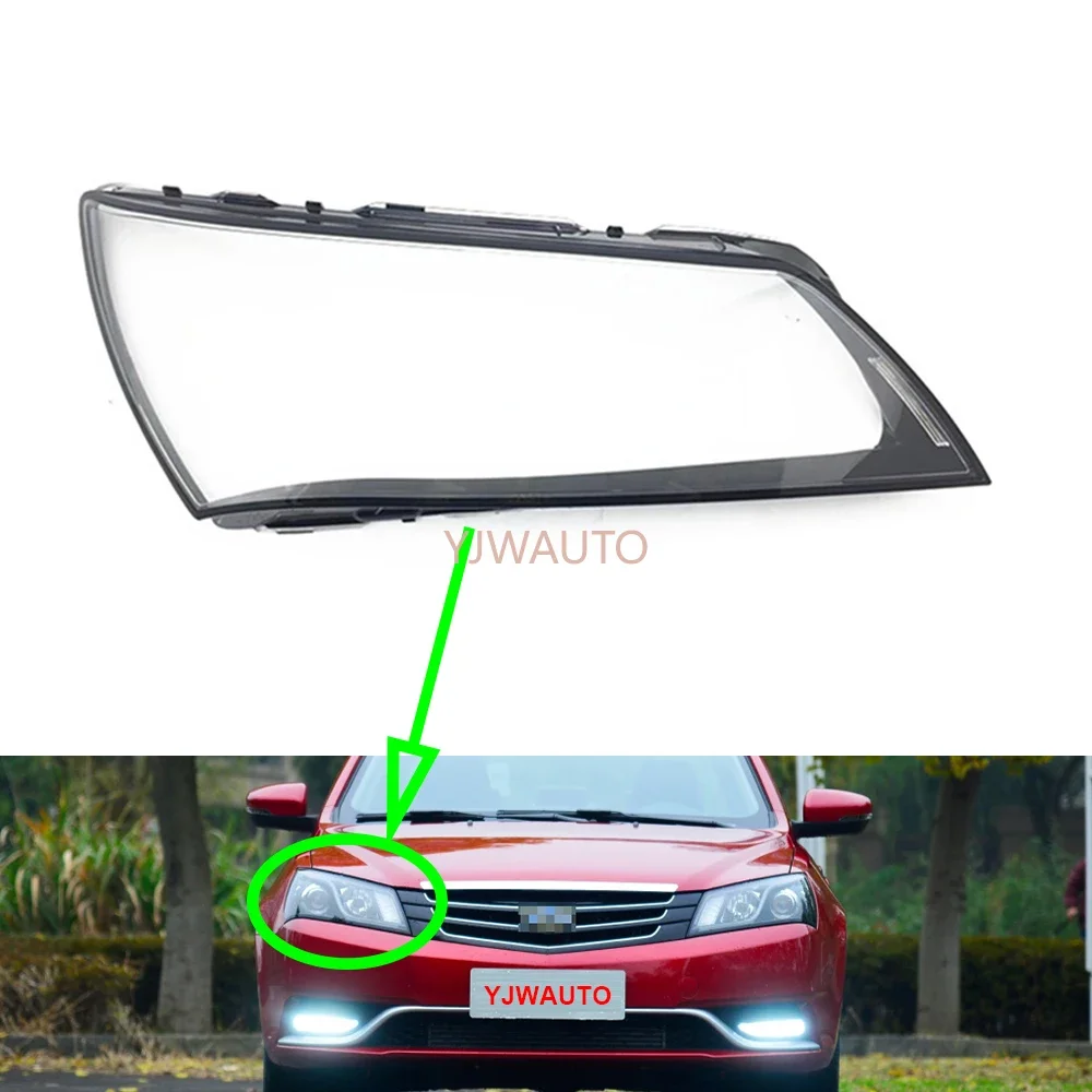 

For Geely Emgrand 2014~2017 Headlamp Cover Car Headlight Lens Glass Light Replacement Auto Shell Projector Lens