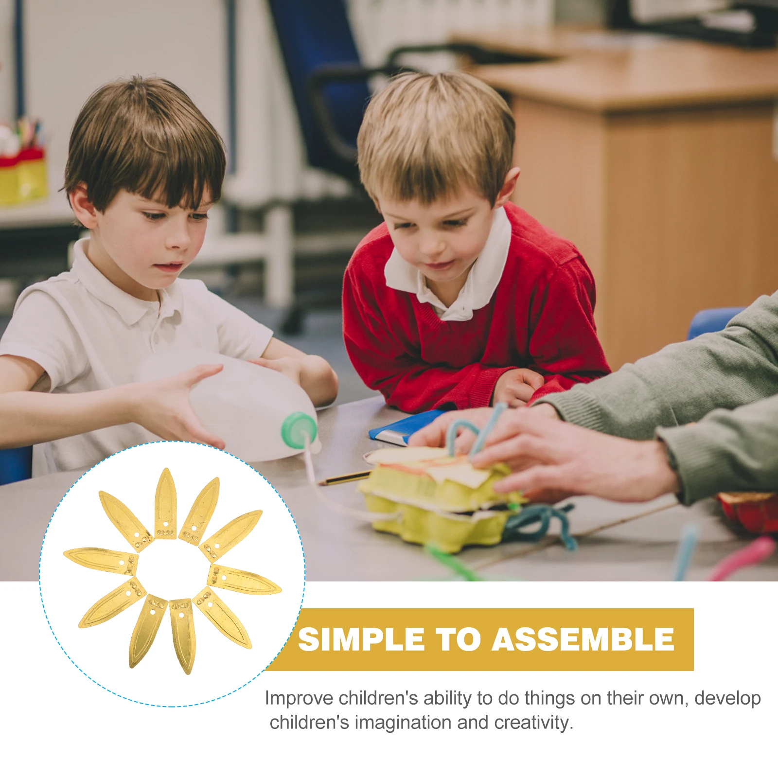 

25pcs Copper Zinc Electrode Strips Generation Experiment Supplies DIY Learning Tools Practical Gift Develop