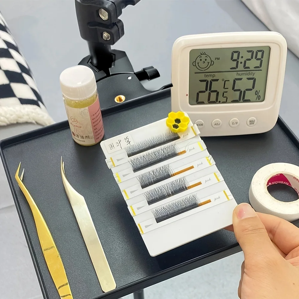 

1 шт., пластиковый держатель для лотка для ресниц, регулируемый пластиковый органайзер для ресниц, идеально подходит для использования в салоне или домах