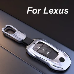 Zinc Alloy Car Key Case Cover for Lexus UX250 UX260 Es Es350 UX200 UX250h ES300h LS500 LS500H NX UX RC RX GX LX Accessories