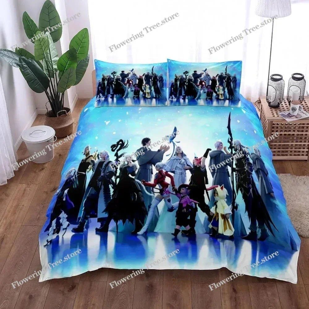 Knight Flame Duvet Cover Set UK Single Double King US Twin Full Queen Size Anime Bed Linen Set592FQH