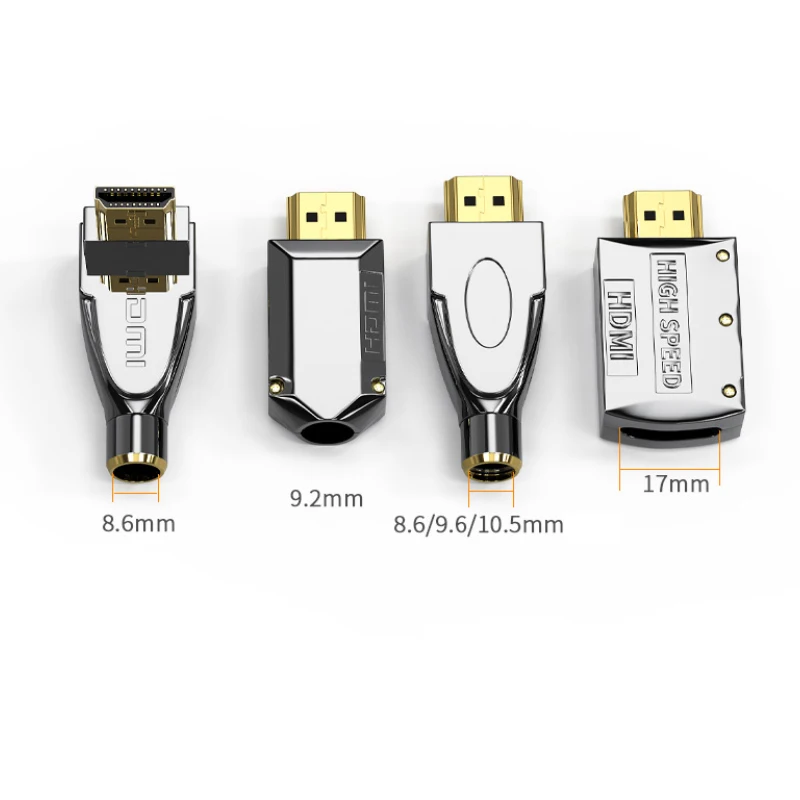 HDMI Welding Plug HDMI 2.0 High-definition Head Adapter 4K 60HZ HD Line Interface DIY Maintenance HDMI Wire Connector