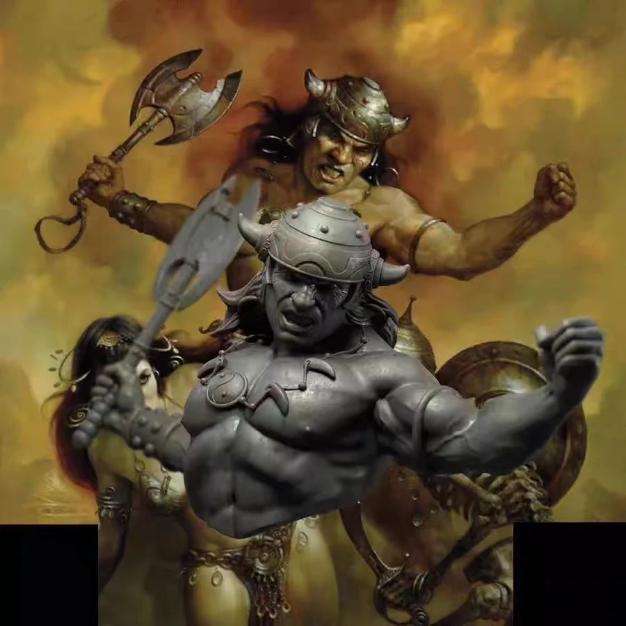 

1/12 бюст, фигурка из смолы, неокрашенный комплект модели, фэнтезийная тема, в разобранном и неокрашенном виде GK, 616X