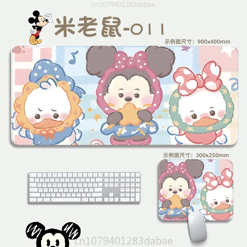 الكرتون بو الجلود ماوس حصيرة مقاوم للماء ديزني ميكي ميني كبير مكتب الكمبيوتر لوحة المفاتيح حصيرة طالب الكتابة حصيرة مفرش المائدة #3