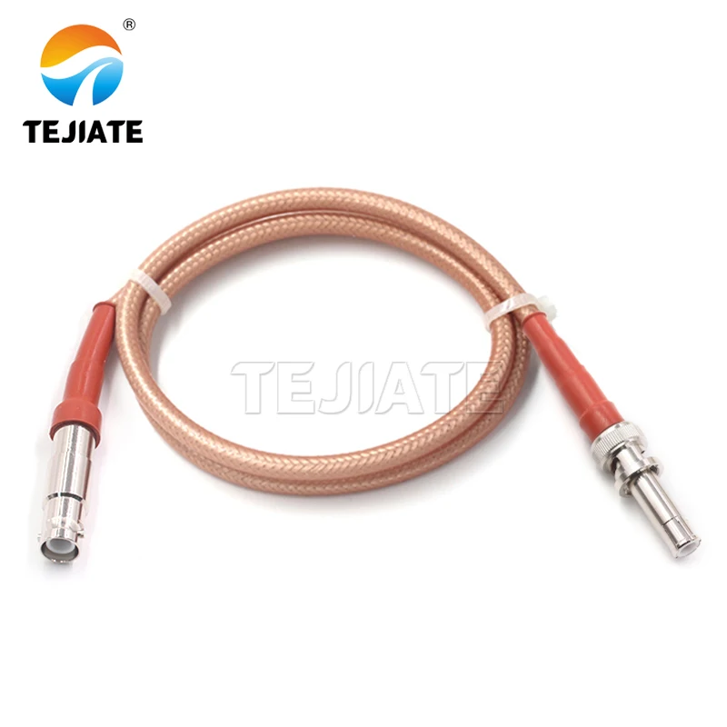 이중 레이어 실버 도금 고전압 와이어, RG142, BNC/10KV-KK SHV/10KV-JK BNC 고전력 RF 와이어, 1M