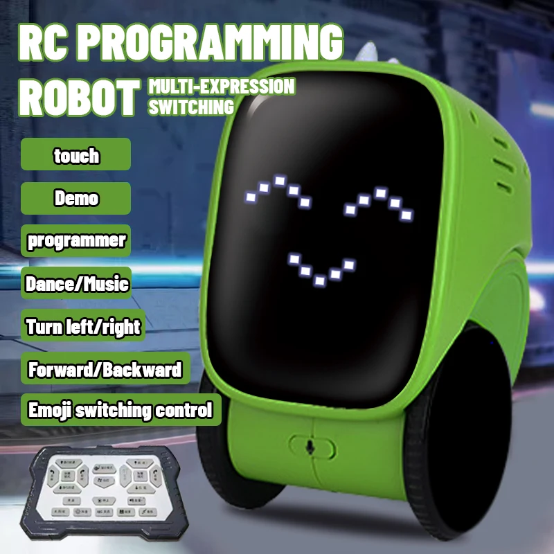 Kids Smart Robot Toy Voice Control Interactive Dialogue Touch Induction Recording Early Education Programmable Toy