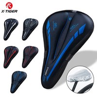 X-TIGER Bicycle Seat Cover Soft Thickened 3D Sponge Polymer Bicycle Saddle Seat Mat Breathable Mountain Cycling Seat Accessories