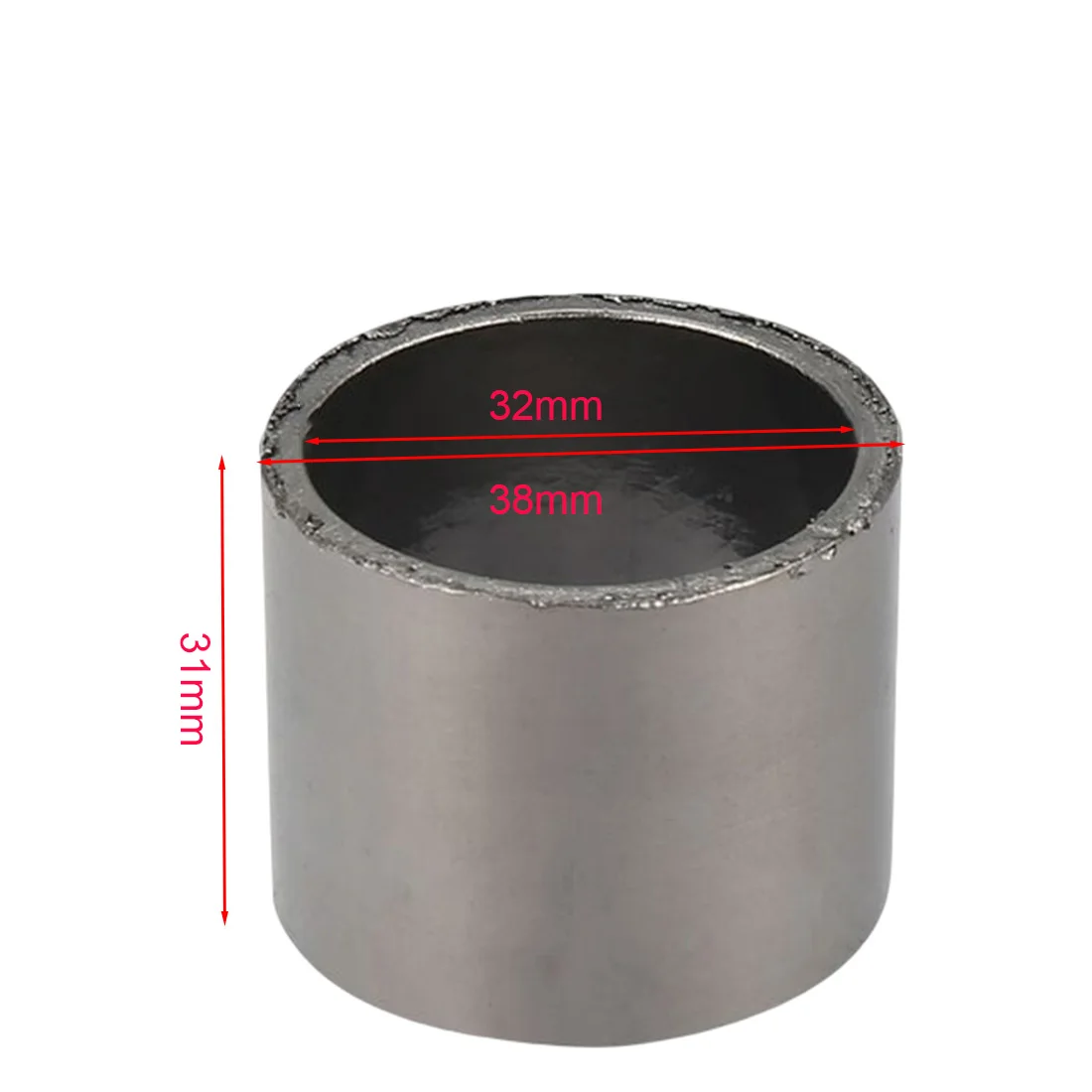 Motocicleta Silenciador Tubo De Escape Grafite Junta De Vedação Anel, Conector Silenciador Interno Dia, Moto Sujeira Pit Bike O-Ring, 30-55mm
