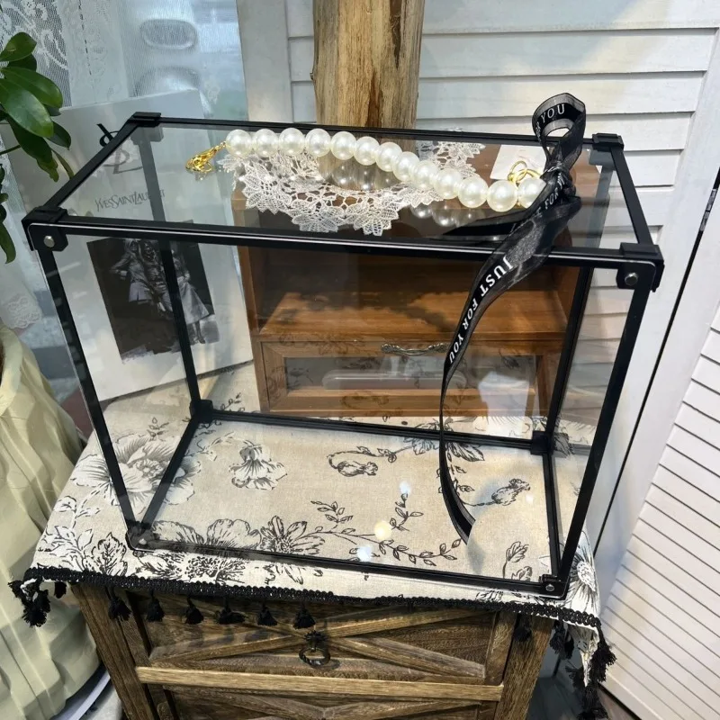 Caixa de presente de casal mala de acrílico caixa vazia