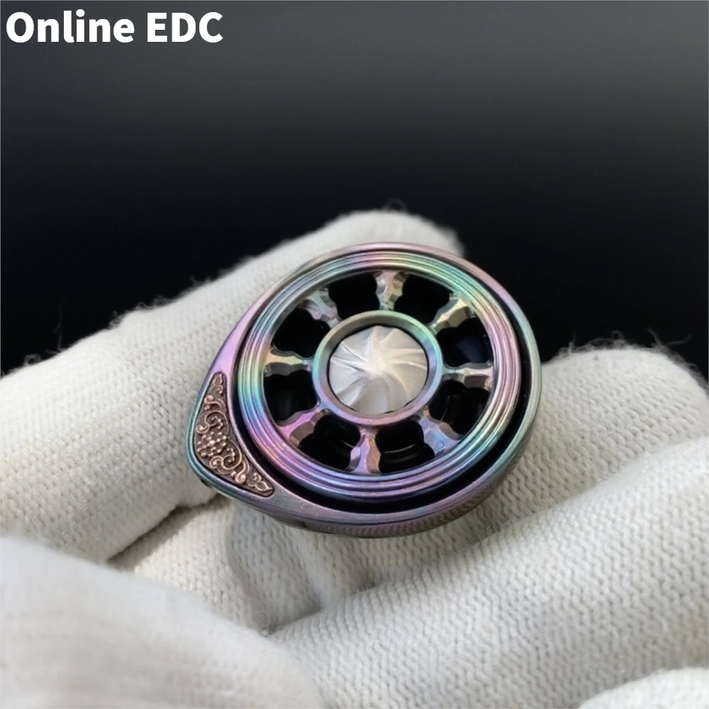 Used EDC Toys CHIMAGO EDC Bodhicitta Fidget Spinner Fidget Toys For Adults Necklace Pendant Adult Sensory Toy