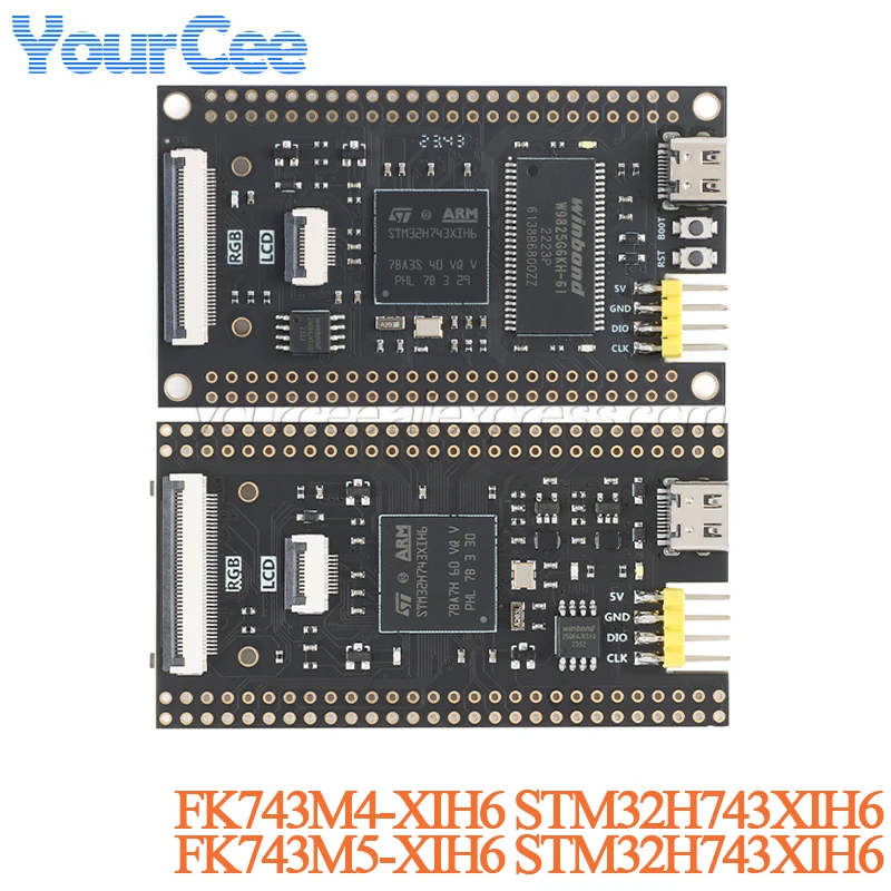 STM32H743XIH6 STM32H743 FK743M4-XIH6 FK743M5-XIH6 Moduł Płytki Rozwojowej STM32 do Nauki Systemów Centralnych, Kompatybilny z OpenMV