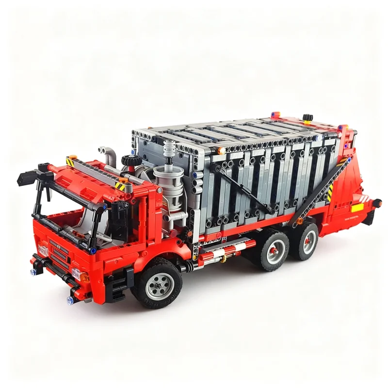 1692pcs MOC C Model Garbage Truck Technical Model Building Blocks Architecture Kids Brick Idea Education Christmas Gifts Toy
