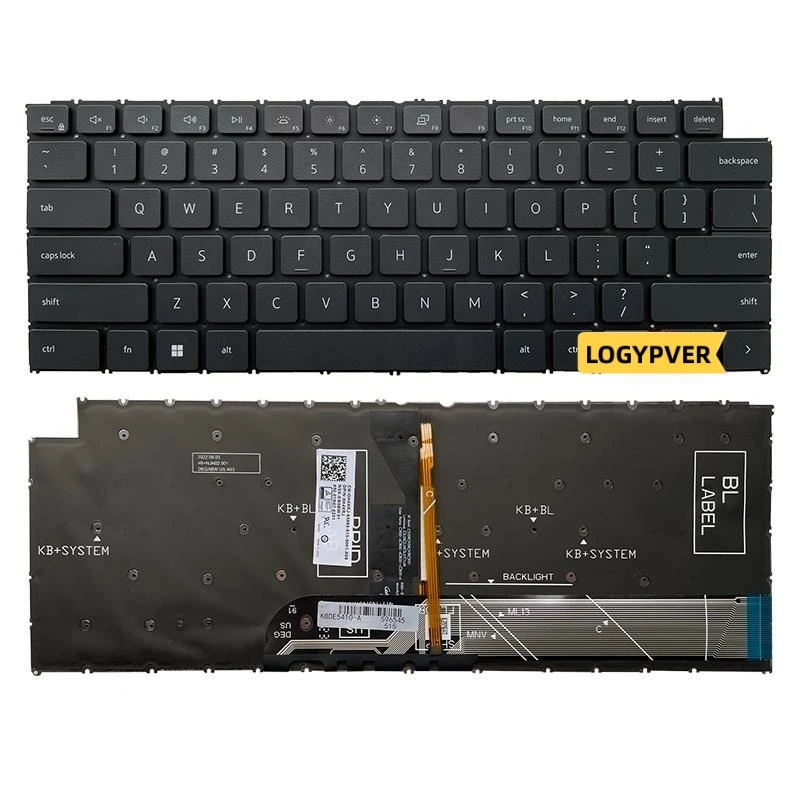 

US Keyboard For Dell Inspiron 14 7420 7415 5310 5415 5418 5420 5425 5410 Latitude 3320 3330 2-in-1 3420 Laptop English Backlit