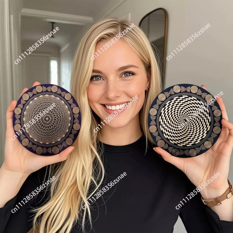 Crystal degaussing charged polarizing disc multi-frequency oscillator energy disc