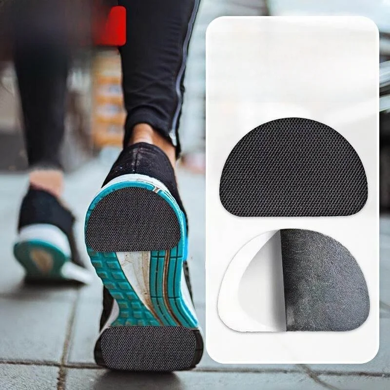 Thickened Anti-Slip Shoe Sole Stickers Self-Adhesive Wear-Resistant Bull Tendon Noise-Free Slippers Sports Shoes Dirt-Resista...