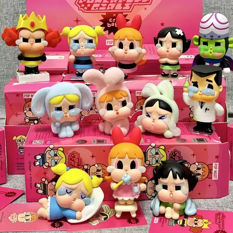 

Подлинная серия Flying Little Police Girls Crybaby, фигурка Surpresa, милая модель, настольные украшения, модель, декор, игрушки, праздничные подарки