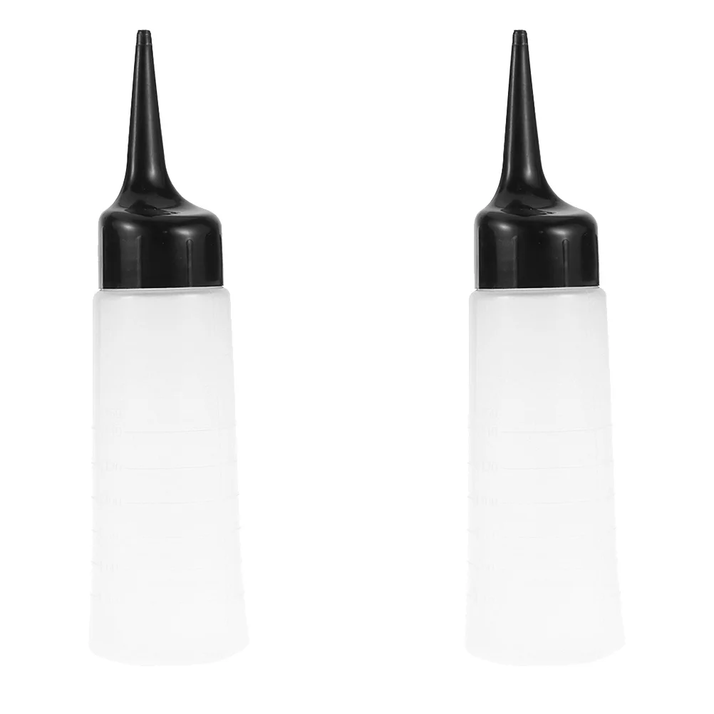 2Pcs Hair Dye Bottles Durable Clear Plastic Bottles for Salon Hair Coloring Shampoo Refillable Containers Refillable Container - Image 6