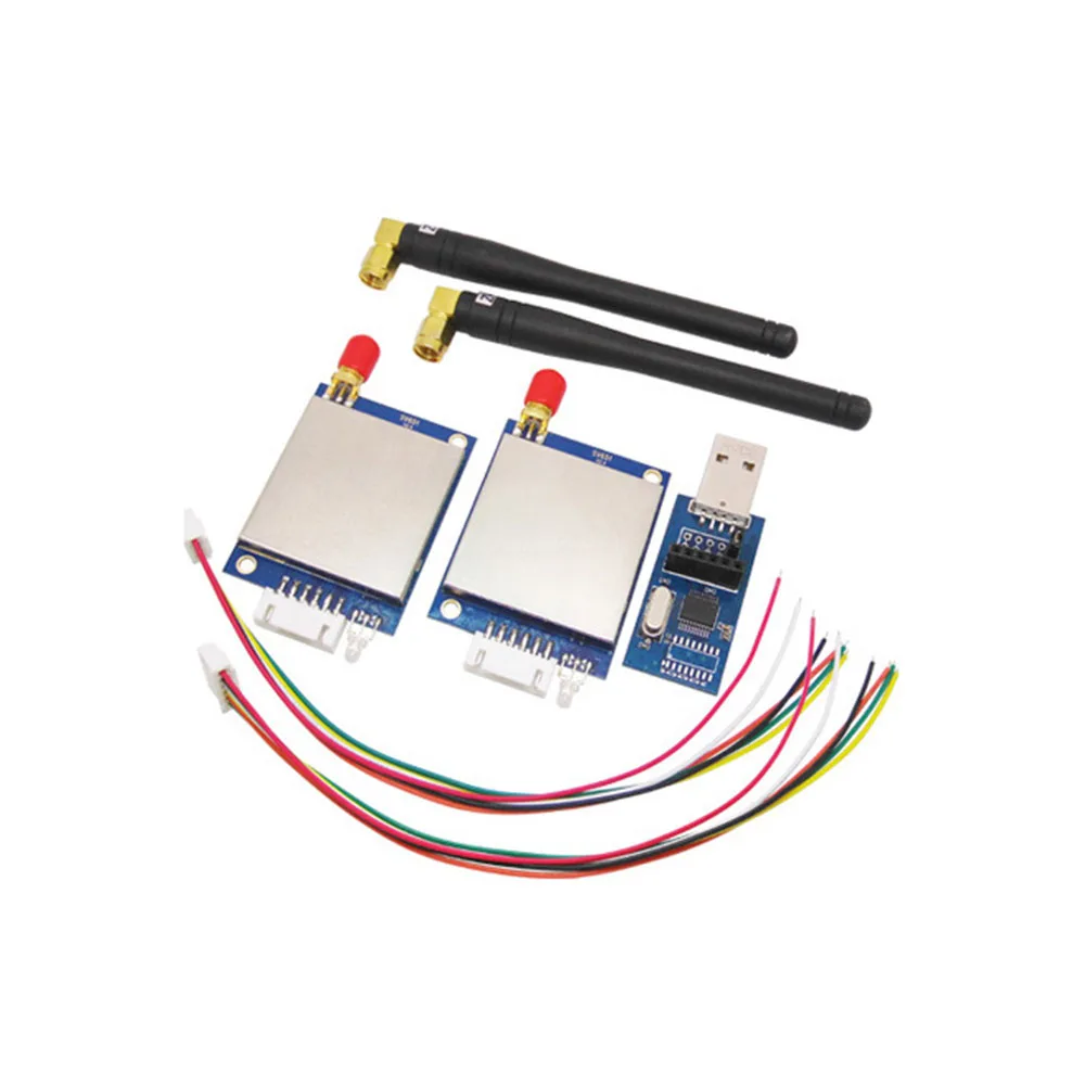 2PCS/SET  915MHz RS485 Interface RF Transmitter Module| 40Channels 3KM Range 27dBm SNR651 Network Node