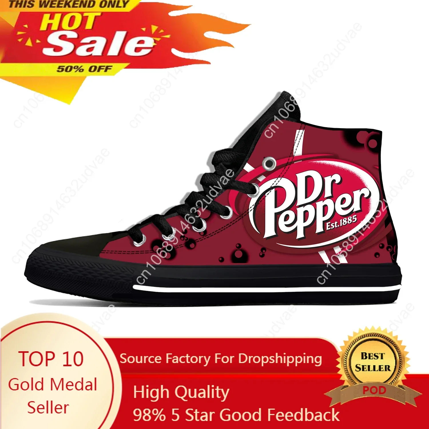 

Pepper High Top Sneakers Mens Womens Teenager Casual Shoes Canvas Running 3D Print Shoes Cosplay Breathable Lightweight Shoe