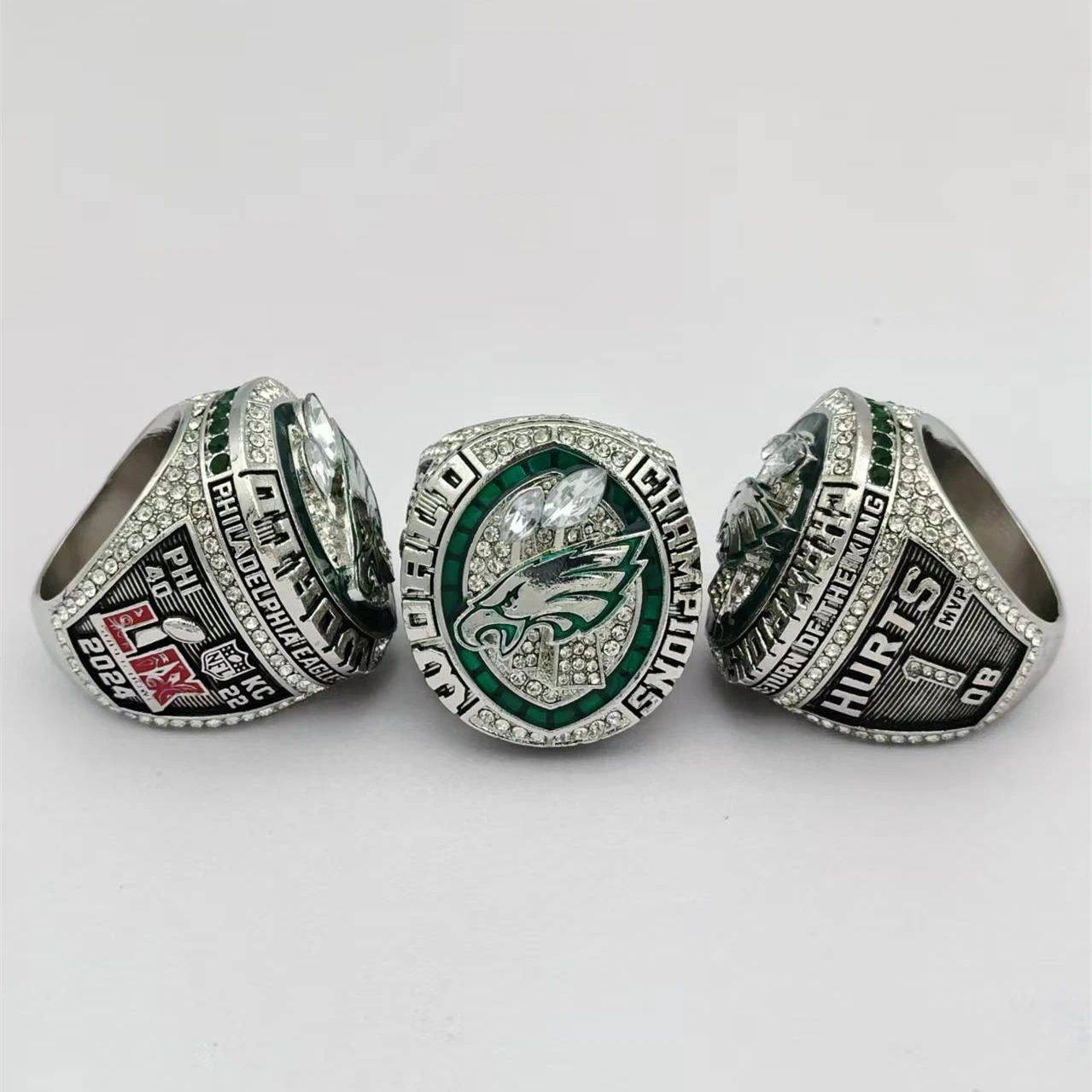 New Creative Championship ring Set souvenir Gift for Friends Ring rugby football Gift Fan souvenir ring 2024