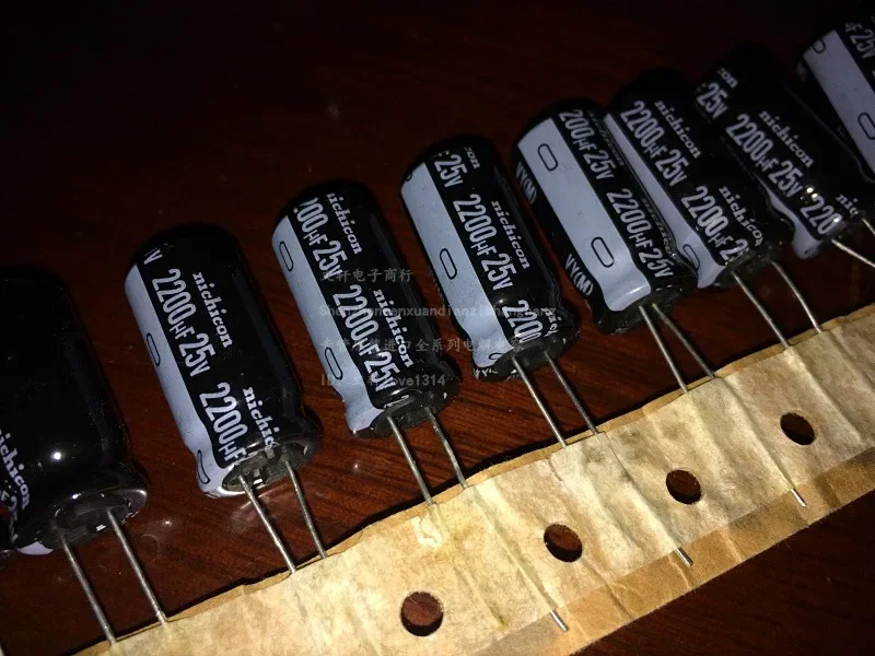 2024 nowy 10 szt. 2200uF 25v Nichicon 25 v2200uf kondensator elektrolityczny 12.5x25mm 2200UF/25V 105 stopni nowy oryginalny