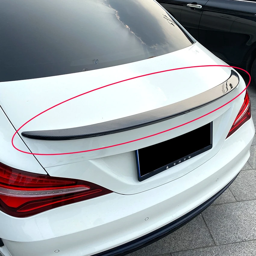 

For Mercedes CLA 2013-2019 C117 CLA180 200 CLA45 AMG Tail Wing Fixed Wind Spoiler Rear Wing Modified Car Decoration Accessories