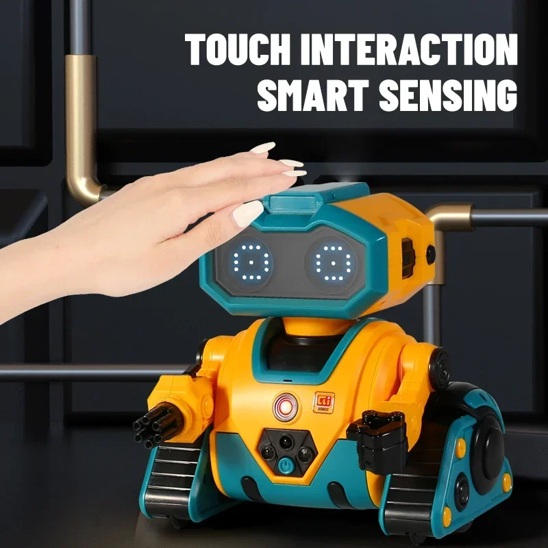 Robot de geste télécommandé 2.4G, lumières tactiles à Induction intelligente, danse, chant, musique, Interaction multifonctionnelle, jouets pour enfants