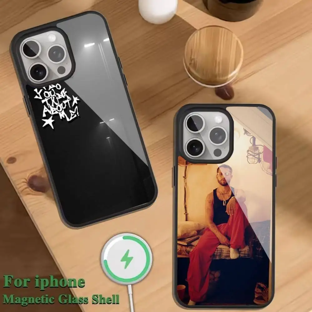 

Singer B-Beyonce Phone Case For Magnetic Wireless Charge Cover For iphone 16 15 14 13 12 11 Pro Max Plus Coque