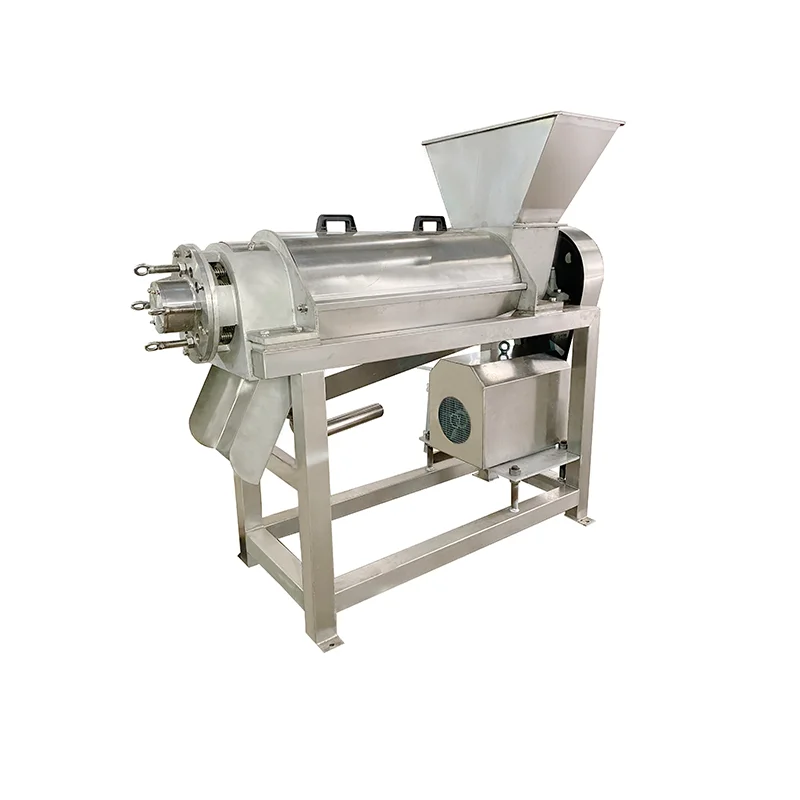 Energy Saving Large Capacity Vegetable & Fruit Screw Juicer with Engine and Motor High Efficiency Juicing Machine
