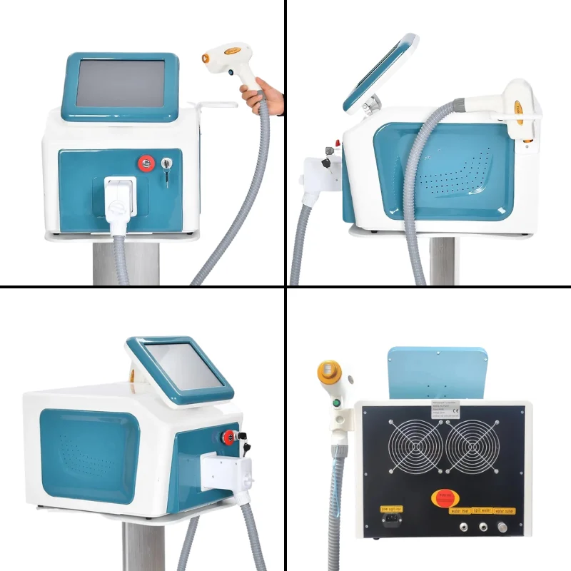 2024 Ice Titanium Diode Laser Hair Removal Machine - 3000W Power, Painless Hair Removal 755 808  1064nm Salon CE Certification