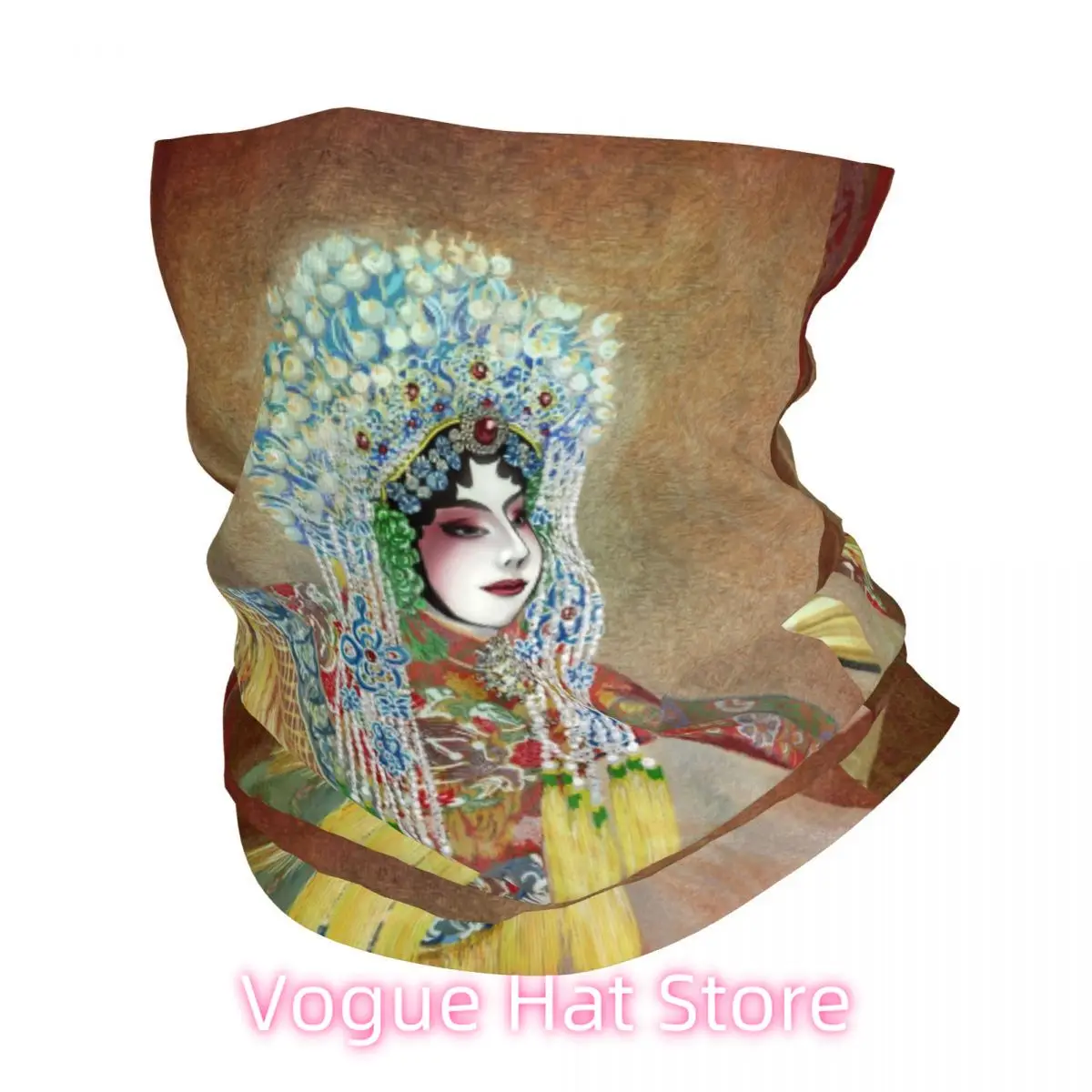 

Традиционный оперный шарф, шейный платок, маска для лица, полиэстер