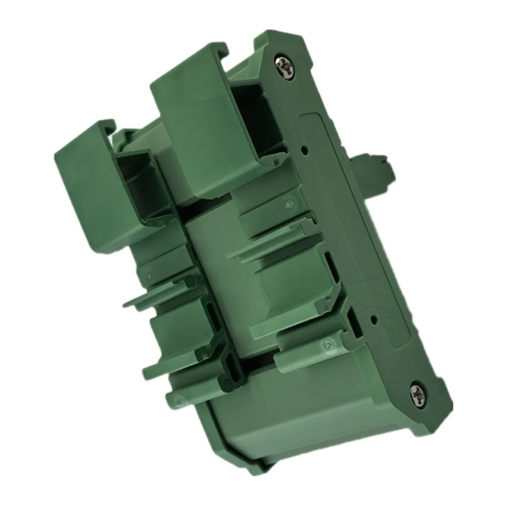 SCSI 14P CN F Green PCB Terminal Block with CN Slot For for Mitsubishi Motor PLC Systems DIN Rail Mountable 53x87x52mm