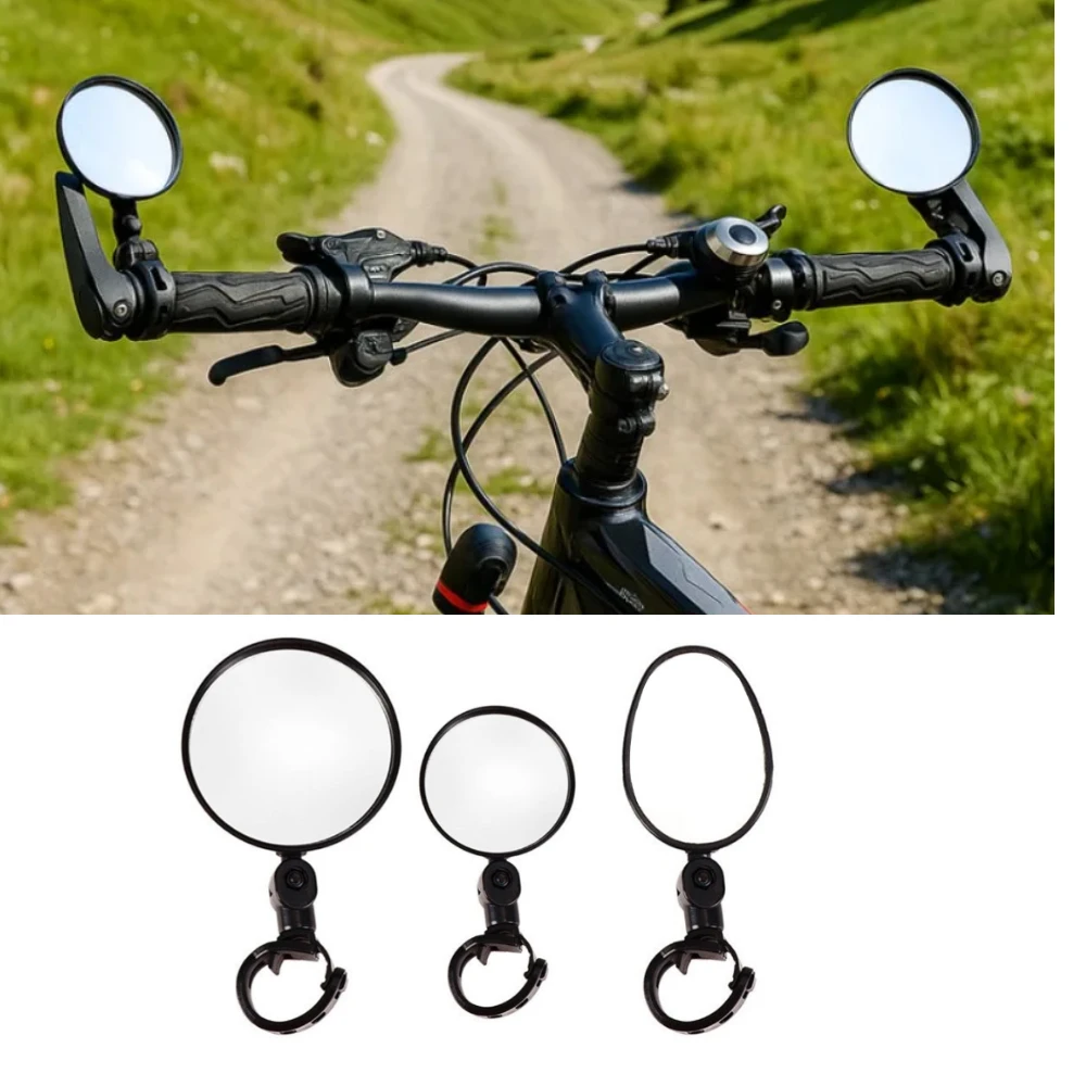 

Electric Scooter Rearview Mirror 360 Degree Rotatable Wide Angle Rear View Mirrors for Bike Cycling Scooter Accessories