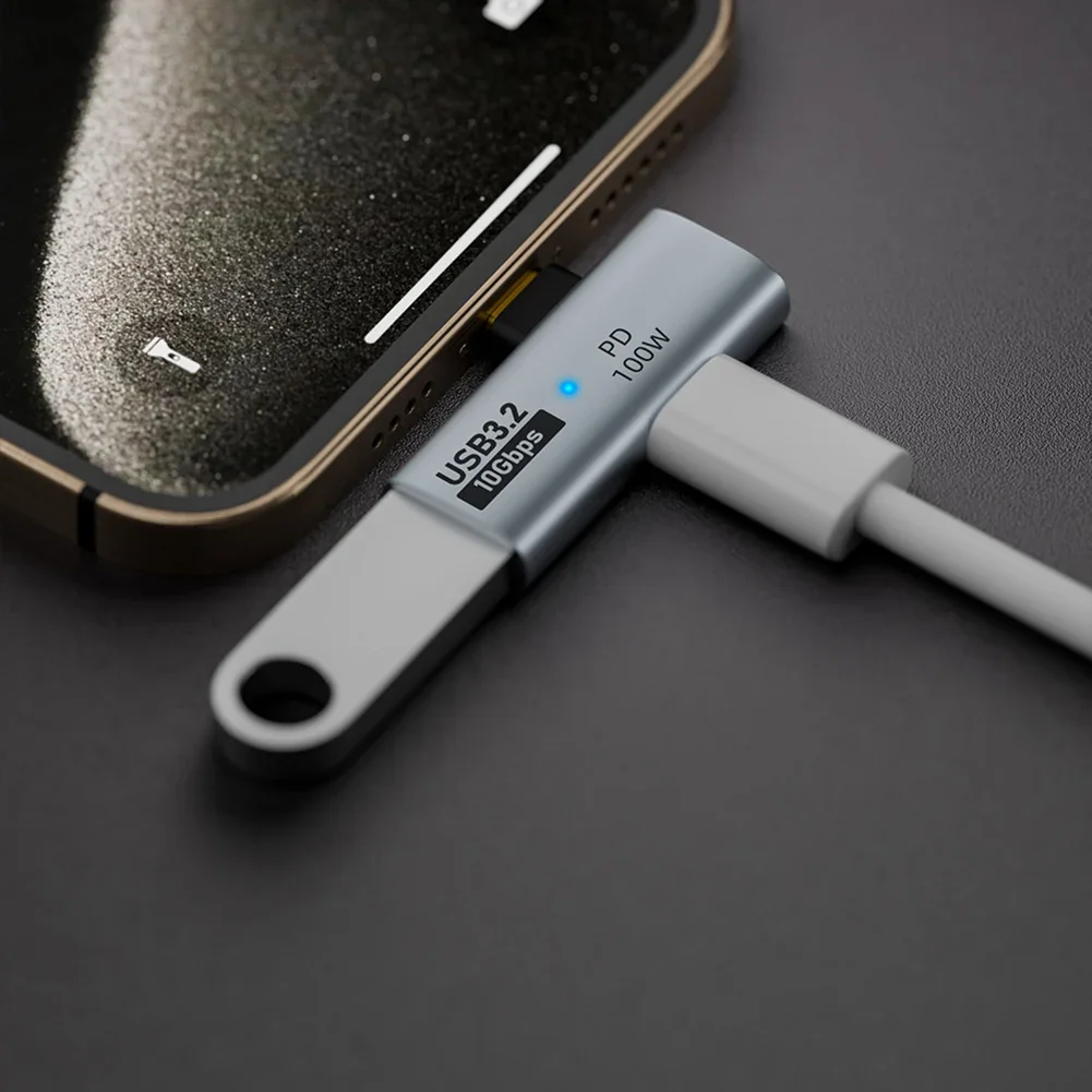 2-in-1 USB C إلى USB 3.2 محول 10Gbps نقل البيانات USB C إلى USB محول شحن سريع محول آيفون 15 اللوحي ماك بوك
