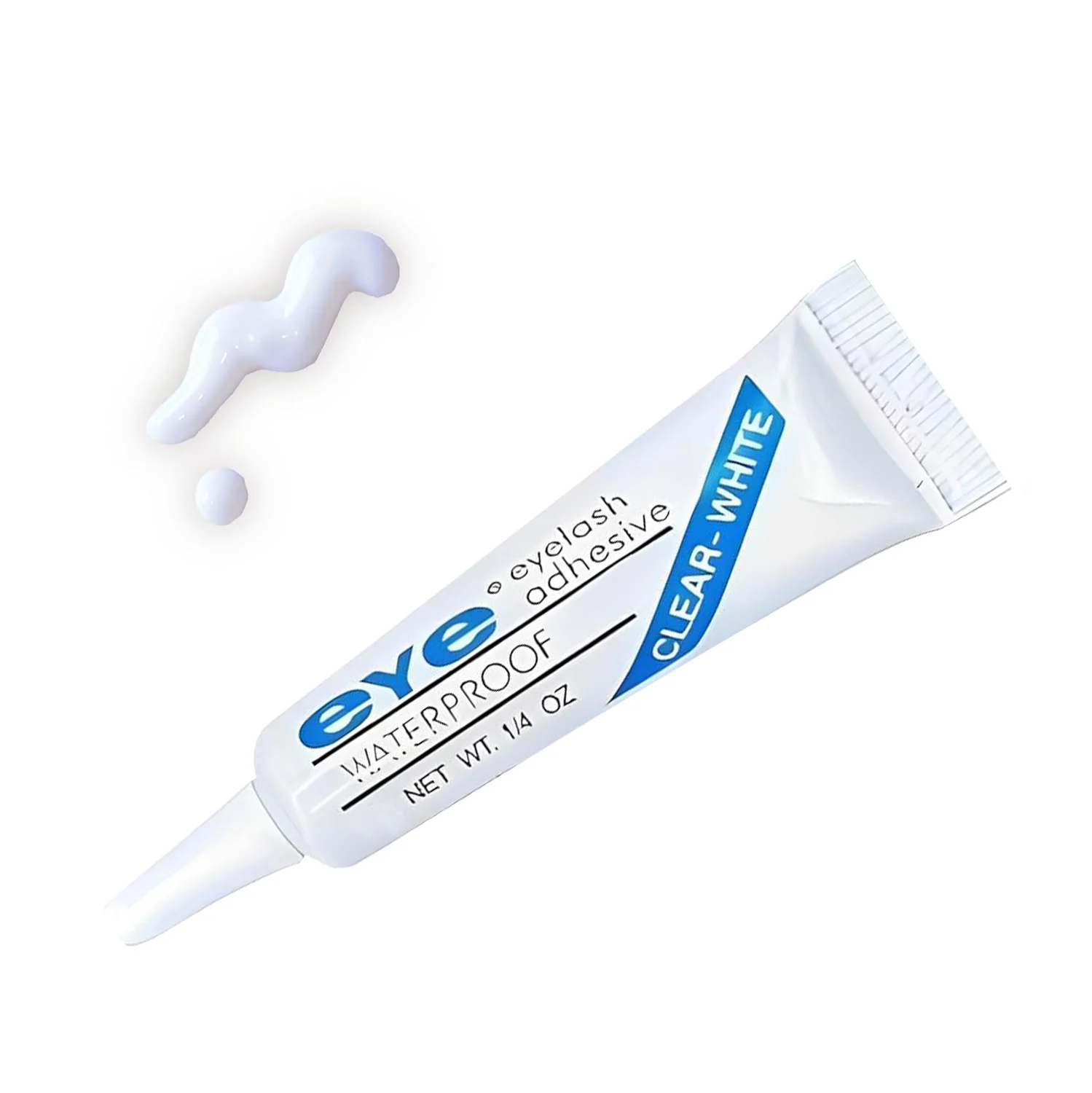 Colle à cils imperméable pour une tenue forte, colle transparente professionnelle à séchage rapide, hypoallergénique et durable adaptée aux yeux sensibles