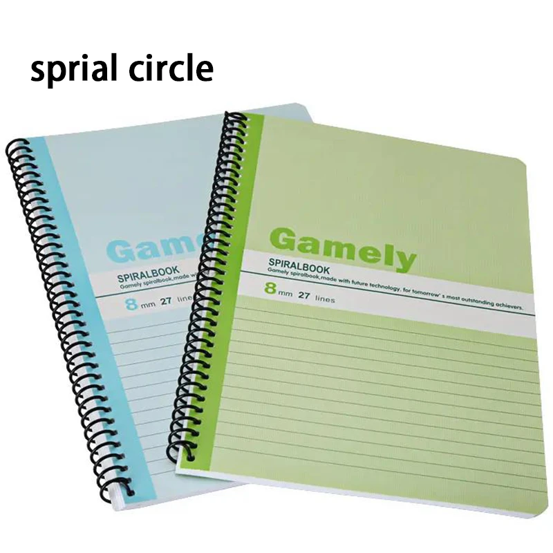 A5 Spiral Notebook Diary Custom Design DIY Gift Customized Logo Cover A4 Printing Service