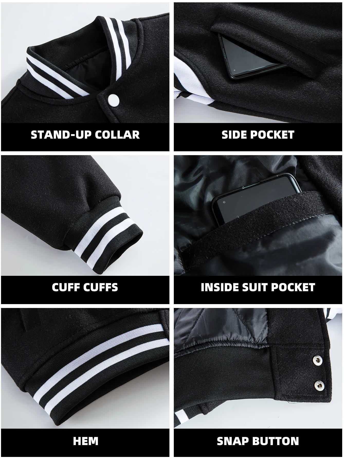 Men's Letter Embroidery Bomber Jacket Unisex Varsity Baseball Coats Vintage Loose Outerwear Spring&Autumn Streetwear 24H shipped