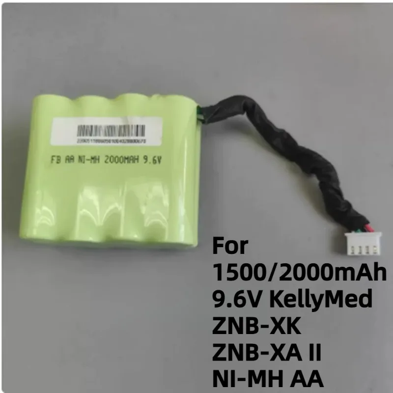 For 1500/2000mAh 9.6V KellyMed ZNB-XK ZNB-XA II NI-MH AA Infusion Pump Battery