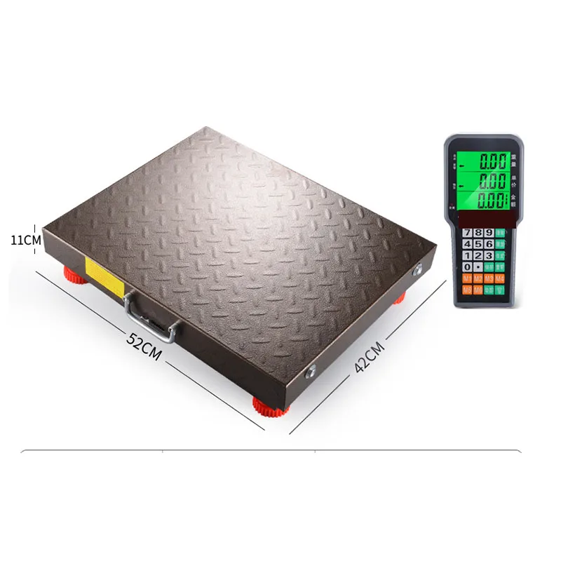 Wireless Electronic Scale Commercial Platform Scale 300kg 600kg Separate Precision Weighing Electronic Weighing Scale