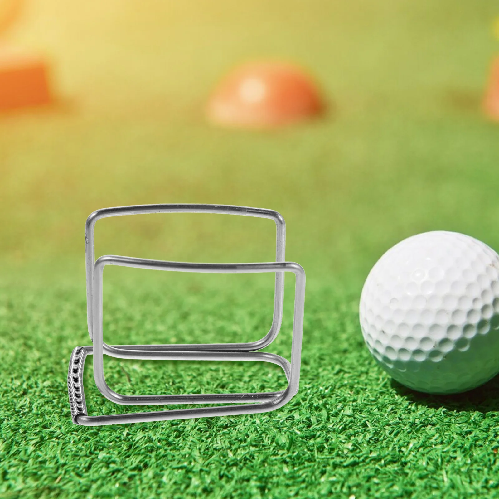 

Stainless Steel Ball Clip Durable Long-Lasting Precise Clamping Park Golf Easy Carry Compact Design Training