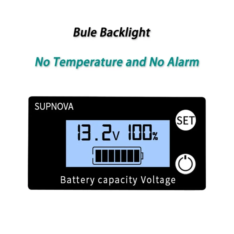 

Индикатор емкости аккумулятора DC 8 В-100 В свинцово-кислотный литиевый LiFePO4 измеритель напряжения для автомобилей и мотоциклов