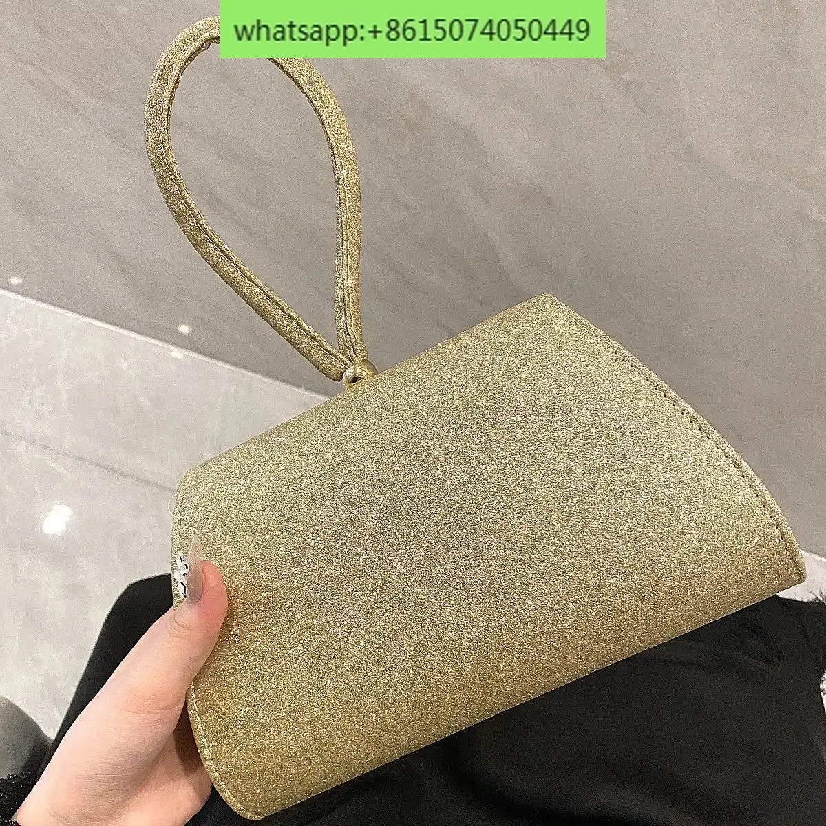 Bolso de lujo a la moda, bolsa de cena
