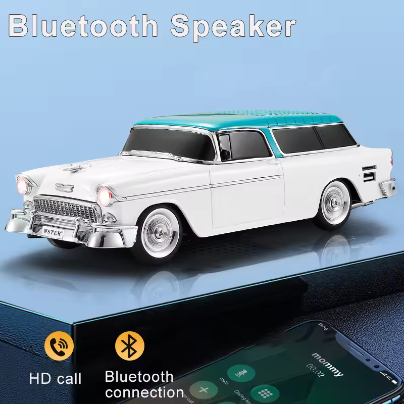 רמקול bluete אלחוטי רמקול עבור מכונית קלאסי בצורת hifi boombox תמיכה רדיו fm u דיסק כרטיס tf aux מתנות מיוחדות caixa דה סום