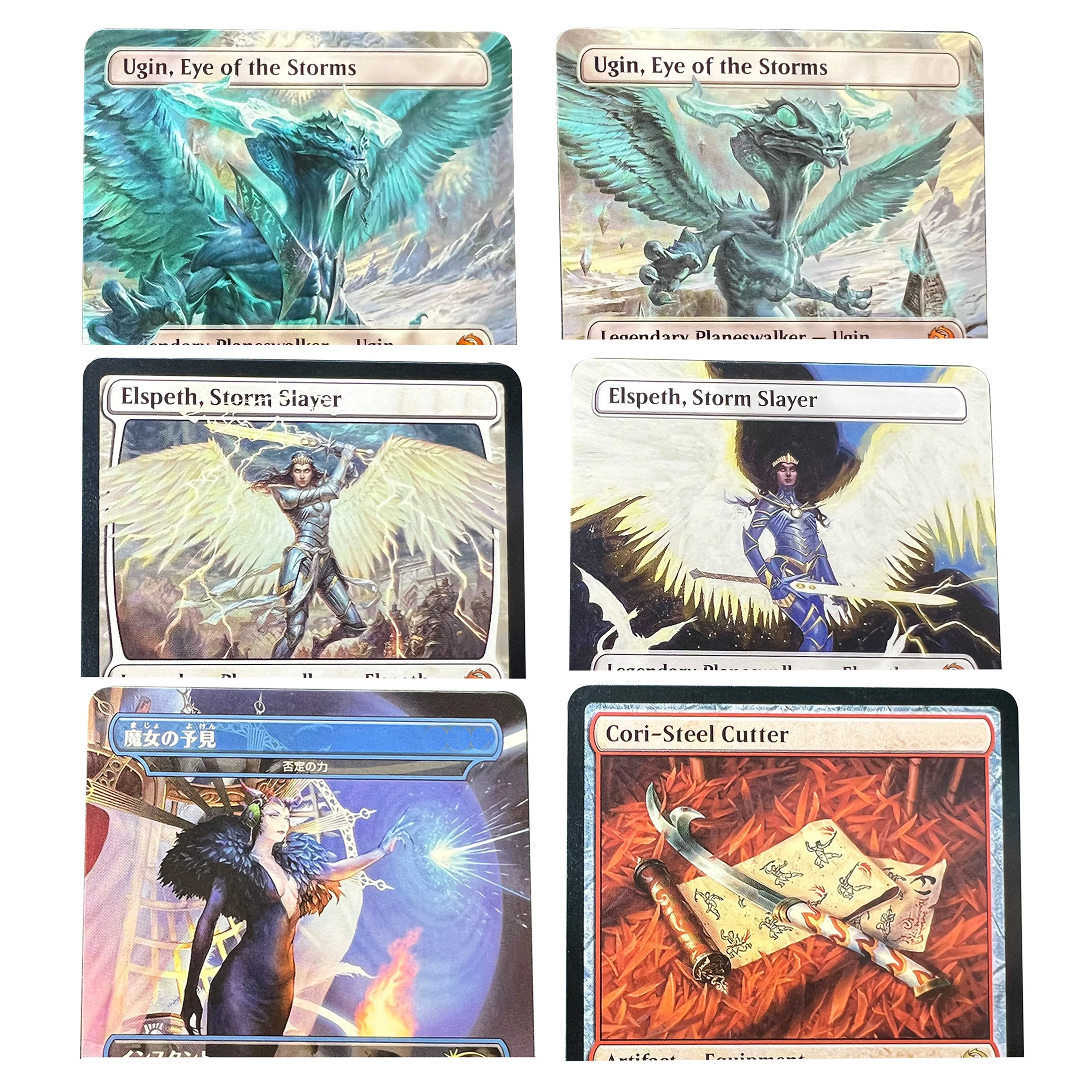 Cartão de Qualidade TCG Holo TDM Personalizado em Inglês: Counterspell SLD Cori-Steel, Elspeth, Storm Ugin, Eye Voice of Victory